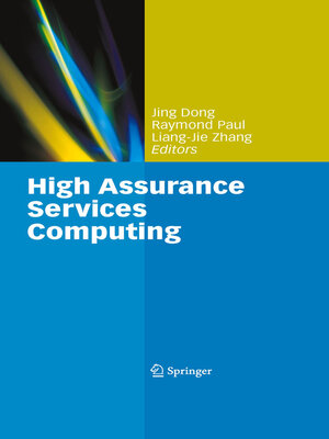 cover image of High Assurance Services Computing